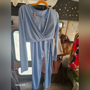 Blue Women's 2 Piece Set